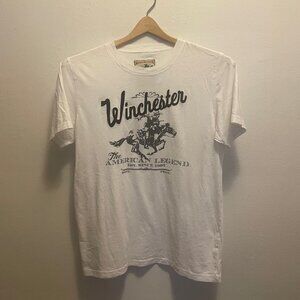 NWOT vintage Winchester short sleeve crew tee with print & embroidery RARE